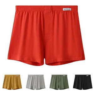 Men Breathable Cotton Underpants Boxers Loose Fit Moisture Wicking Material - Picture 1 of 16