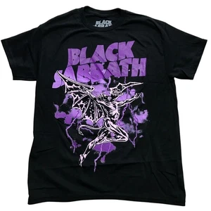 Black Sabbath Lord of This World Rock T Shirt Sz Small Spell Out Ozzy Black Purp - Picture 1 of 6