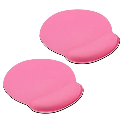 Mouse Pad with Wrist Rest, 2 Pack Ergonomic Mouse Pad Comfortable, Pink - Image 1 of 4