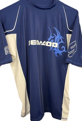 Camisa acuática manga corta Sea-Doo moto acuática esquí acuático snorkel surf talla XL Foto 1 de 4