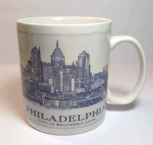 Starbucks Philadelphia Skyline City of Brotherly Love 18 Oz. Coffee Mug Cup 2006 - Picture 1 of 5