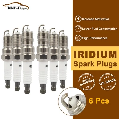 6x bujías de iridio y platino para Pontiac Montana 3,9 L 2006-2007 2008-2009 Foto 1 de 4