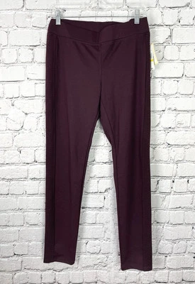 Pantalones elásticos ECI New York para mujer talla M ciruela nuevos Foto 1 de 4