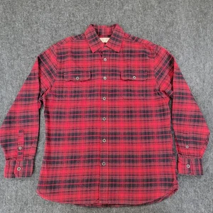 Jachs Tartan Plaid Flannel Shirt Men Lg Lumberjack Camp Cabin Outdoorsman 874 - Picture 1 of 16