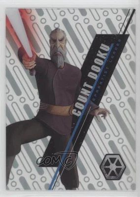2016 Topps Star Wars High Tek Form 1 Pattern 1 Count Dooku #SW-49 a2v - Image 1 of 3