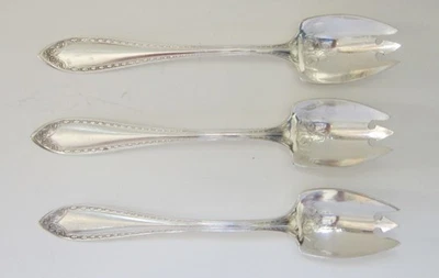 Set of 3 Silverplate "Sheraton" 5 3/8" Dessert Forks by Community/Oneida Silver - Image 1 of 4