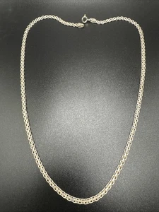 17 Zoll Sterlingsilber Bismark Gliederkette Halskette 6 g 3 mm 925 T8 - Bild 1 von 6