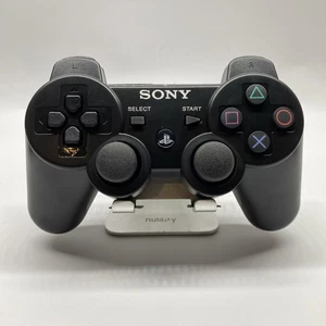 Official  Sony Playstation 3 Controller OEM PS3 Genuine Dualshock Ps3 Black - Picture 1 of 5