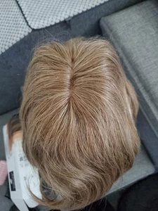 100% Human Hair Topper Hair Pieces for Women NEW Mixed Blonde/Brown. - Picture 1 of 8