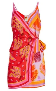 FARM RIO Dual Scarves Wrap Mini Dress NEW Sz XS - Picture 1 of 7