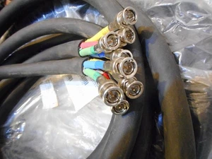 CÂBLE VIDÉO NUMÉRIQUE GEPCO VS4 BNC MÂLE 4 COULEURS 19 PIEDS - Photo 1/3