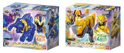 No.1 Sentai Gozyuger DX Leon Buster 50 & DX Tyranno Hammer 50 Bandai NEW F/S - Image 1 of 4