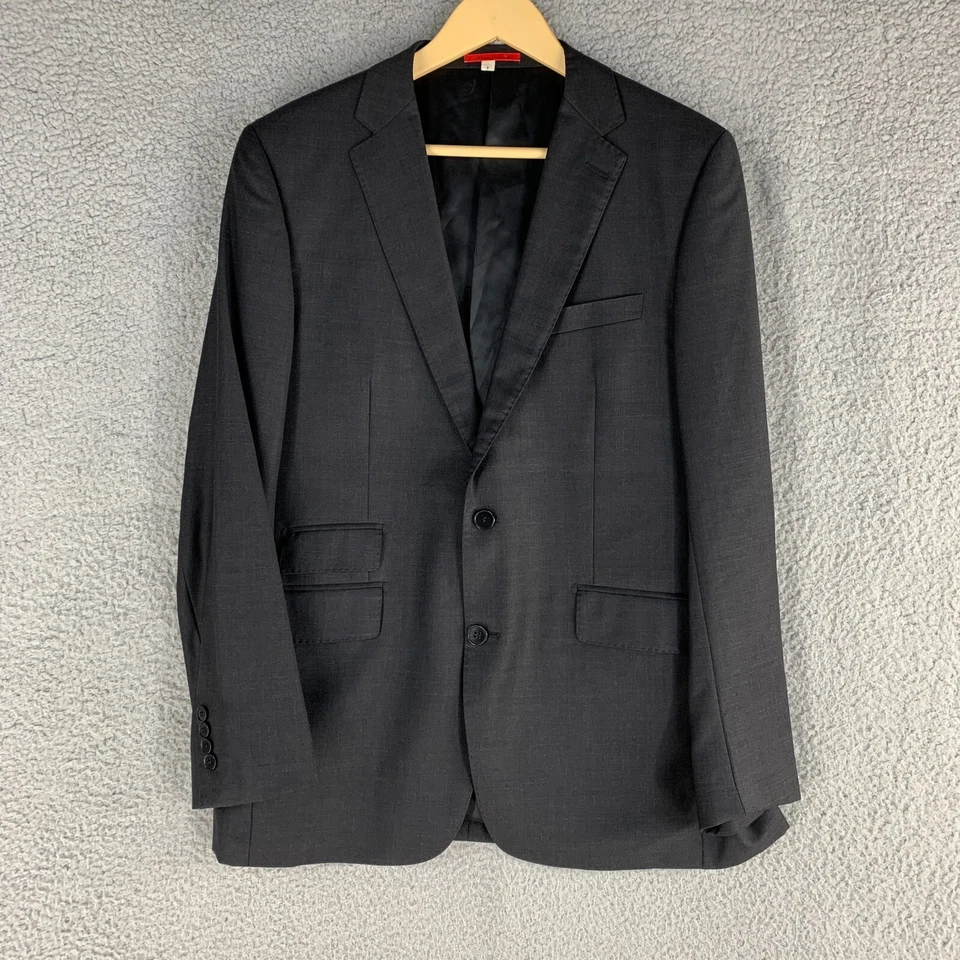 Bartorelli Napoli Sport Coat Mens 52 42R Wool Cashmere Dark Gray Blazer Italy - Image 1 of 4