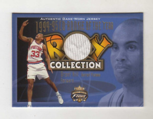 2001-02 Fleer Focus ROY Collection ... Grant Hill Jersey ... Pistons