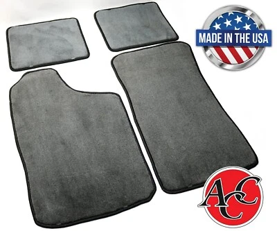New ACC 4-PC Dark Gray Floor Mat Set For 87-95 Nissan Pathfinder Carpet USA Made - Изображение 1 из 4