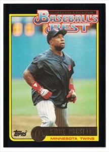 1992 Topps McDonald's Limited Edition Baseball's Best #19 Kirby Puckett