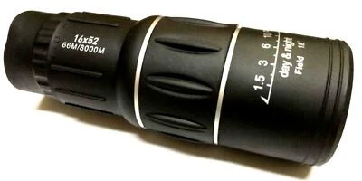 EXSENSA MONOCOLO MONOCULARE BINOCOLO CANNOCCHIALE ZOOM INGRANDIMENTO 16X52MM