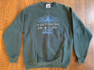 Vintage Lee Ultraweight Norway Vikings Sweatshirt Erwachsene M grün - Bild 1 von 7