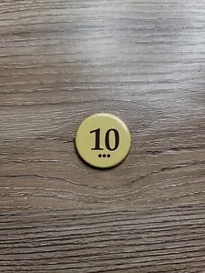 Settlers Of Catan Replacement Pieces Number Token 10 - Picture 1 of 1