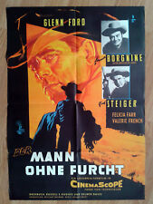 Glenn Ford JUBAL 1960 seltenes deutsches 1-Blatt Poster Delmer Daves ERNEST BORGNINE
