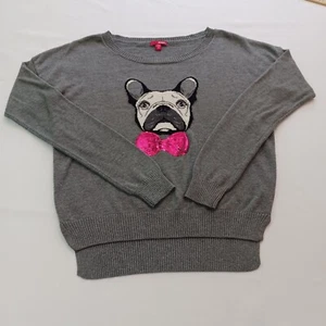 Bongo RN#42000 Round Neck Women’s Gray Embroidered Sweatshirt Long Sleeve Size S - Picture 1 of 9