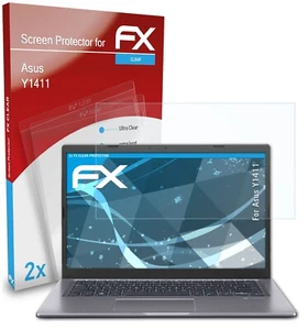 atFoliX 2x Schermbeschermer voor Asus Y1411 Screen Protector duidelijk Folie - Afbeelding 1 van 8