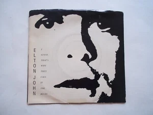 ELTON JOHN - I Guess That's Why They Call It The Blues 45 RPM 7" Record 1983 PS - Picture 1 of 6