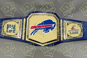 Buffalo Bills Super Bowl NFL Football Championship Fan Belt 4mm Brass - Picture 1 of 1
