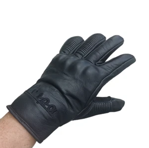 Vespa Scooter Rustic Black Italian Leather PX GTS GTV LT LML GS Sprint MODS Ska - Picture 1 of 8