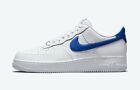 Nike Air Force 1 Low White Royal Blue Mens DM2845-100 NEW