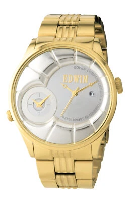 Reloj Edwin VINTAGED Hombre Doble Hora, Caja Acero Inoxidable con Acero Inoxidable Foto 1 de 4