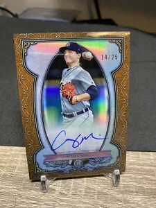 2019 Bowman Sterling Casey Mize Rc Auto #/25 Rookie Continuity Detroit Tigers - Picture 1 of 2