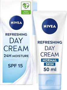 NIVEA Light Moisturising Day Cream, Hydrating Face Cream with Vitamin E (50ml). - Picture 1 of 7