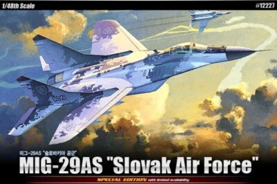 Academy 1/48 MiG-29AS "Slovak Air Force" Aircraft Plastic Model Kit | Dettagl... - Immagine 1 di 4