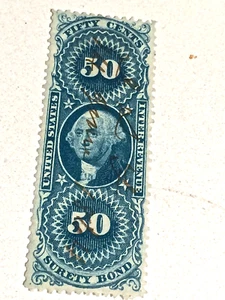 US REVENUE SURETY BOND STAMP  SCOTT # R63C - Picture 1 of 2