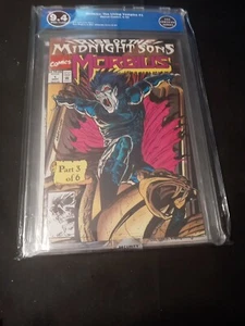 MORBIUS THE LIVING VAMPIRE #1 EGS GRADED 9.4 1992 WITH CERTIFICATE AND BAG - Picture 1 of 6