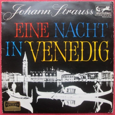 Johann Strauss / Eine Nacht in Venedig / Großer Querschnitt 10" EP Vinyl - Bild 1 von 2