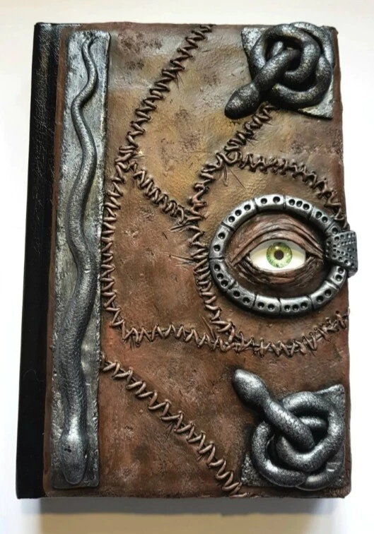 Hocus Pocus book | blank spells book of Shadows Antique leather journal, grimoir - Image 1 of 4