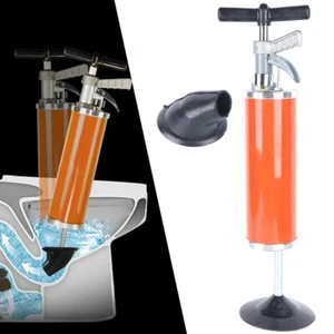 US Toilet Air Drain Blaster Cleaning Tool High Pressure Pipe Cleaner Rubber Cone - Picture 1 of 10