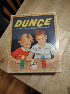 1955 Vintage Lets Play Dunce Board Game Schaper Retro Family Fun - Picture 1 of 3