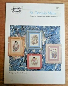 NEW Something Special Cross Stitch Pattern Booklet "St. Dennis Mimes" Clowns - Picture 1 of 6