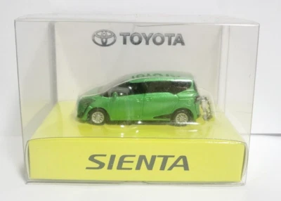 TOYOTA SIENTA LED Luz Llavero Verde Metálico PullBack Mini Coche Modelo Coche - Imagen 1 de 4