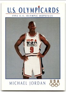 Michael Jordan 1992 Impel OlympiCard #12 1992 U.S. Olympic Hopefuls U.S.A.