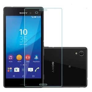 9H ULTRA CLEAR TEMPER GLASS SCREEN PROTECTOR For SONY Xperia M4 Aqua - Picture 1 of 4