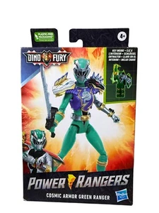 Power Rangers Dino Fury Cosmic Armor Green Ranger 6" Figure New in Box - Picture 1 of 2