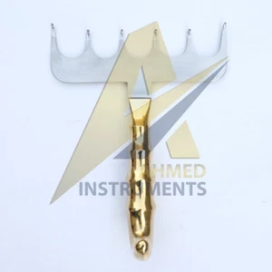 YANCOSKIE Abdominoplasty Retractor Hook 7"(6 Prong Sharp)Plastic Surgery - Picture 1 of 2