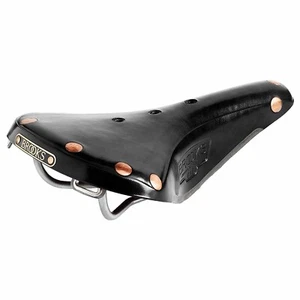 Brooks B17 Special Titanium Saddle - Black + Copper Rivets & Titanium Rails - Picture 1 of 1