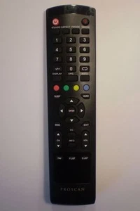 GENUINE PROSCAN TV Remote Control PLED1960A-D PLED2435A-F PLED2963A-B NEW - Picture 1 of 3