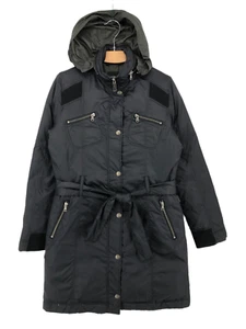 CALVIN KLEIN JEANS Women Down Hooded Parka Jacket Coat Size M - Picture 1 of 9