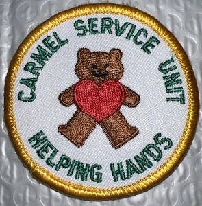 Carmel Serviceeinheit helfende Hände liebende Herzen Abzeichen Aufnäher kostenloser Versand - Bild 1 von 2